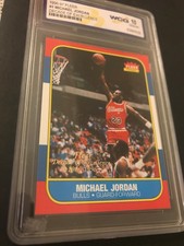 Michael Jordan Fleer Rookie Card 1996-97 Decade of Excellence graded GEM Mint 10