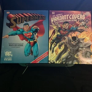 Lot Of Dc Superman Hardcovers The Guide To Man Of Steel & Variant Covers - Picture 1 of 8