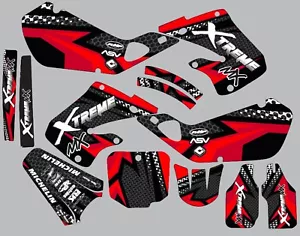 Graphic kit for Honda CR250 CR 250 1997-1999 decal stickers Dirt Bike carbon - Foto 1 di 1
