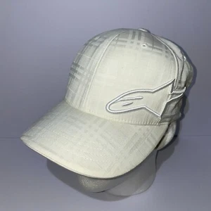Berretto da baseball Alpinestars taglia L/XL bianco flex fit a griglia - Foto 1 di 7