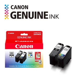 Canon PG-295XL CL-286XL nero tricolore cartuccia inchiostro ad alta resa e pacchetto carta - Foto 1 di 7