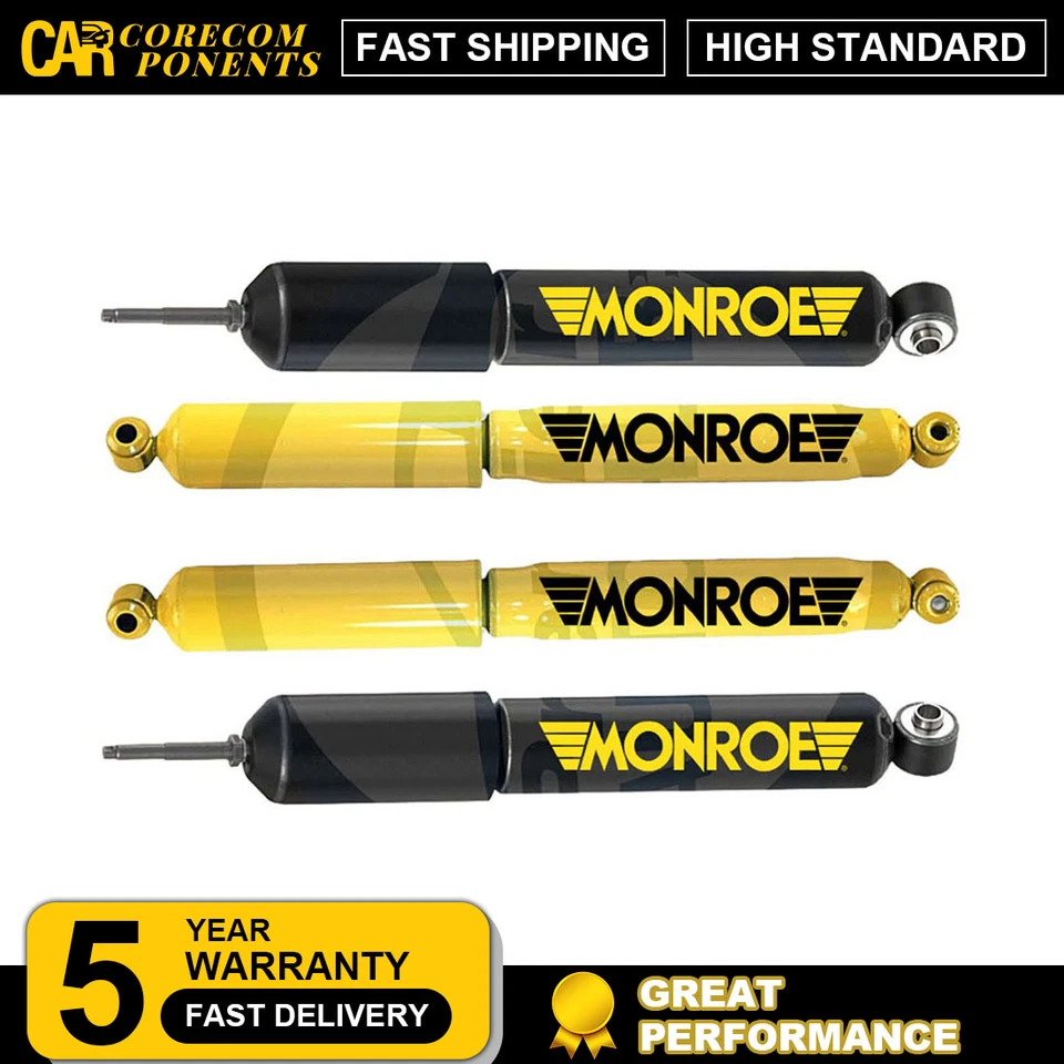 Amortecedores dianteiros e traseiros Monroe OE compatíveis com 1985-1996 Ford F-150 2WD HD garantia vitalícia - Imagem 1 de 4