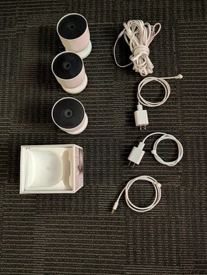 Google Nest Cam Indoor/Outdoor Security Camera - 3 Pack - Image 1 of 3