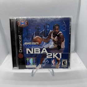Sega Sports NBA 2K1 - Sega Dreamcast Complete w/Manual - Broken Case