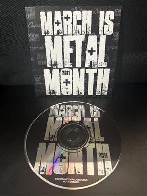 Various – March Is Metal Month 2011 - Caroline Distribution – CD Compilation Foto 1 de 4