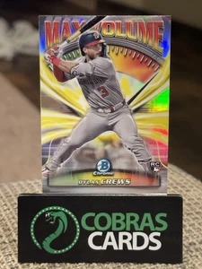 Bowman Chrome Dylan Crews 2025 volumen máximo radiocontrol novato - Imagen 1 de 2