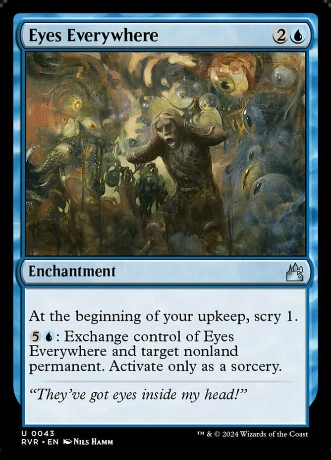 x1 Eyes Everywhere - Ravnica Remastered - NM - MTG - Image 1 of 1