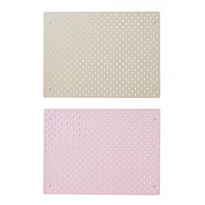 2x IKEA SKÅDIS Tablero de clavijas Beige Rosa - Elegante organizador de pared para oficina en casa - Imagen 1 de 13