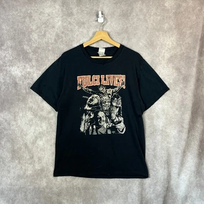 ¡Fulci Lives vintage años 90! Camiseta Lucio Fulci Película Terror Ciencia Ficción Culto Clásico M Foto 1 de 4