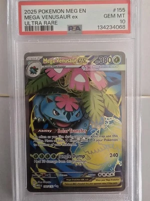 Mega Venusaur ex 155/132 Me01: Mega Evolution Holo - Image 1 of 2
