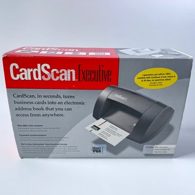 Corex Technologies CardScan Executive 600c Business Card Scanner CS-A06060-DOM - Image 1 of 4