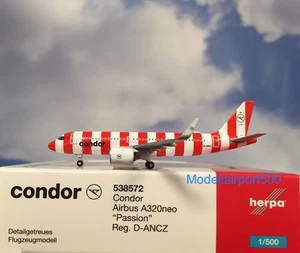 Herpa Wings 1:500  Airbus A320  Condor D-ANCZ Passion  538572  Modellairport500 - Bild 1 von 1