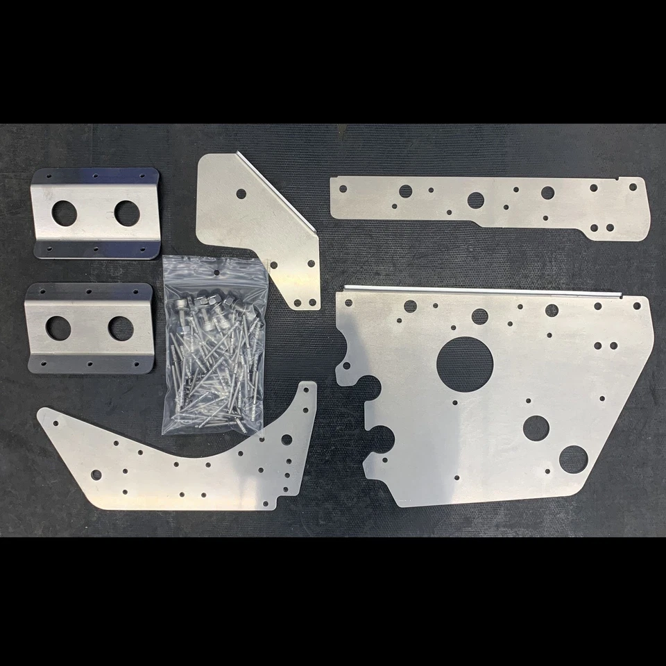 Jay Favel SkiDoo Rev Monja Mampara Soporte Kit Ski-Doo Braces 6 Piezas SS Hardware Foto 1 de 4