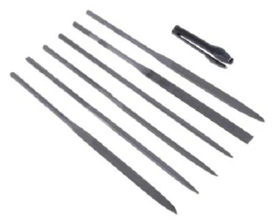RS Pro SWISS PATTERN NEEDLE FILE SET 160mm 6-Pieces Second Cut, With Noga Handle - Image 1 of 4