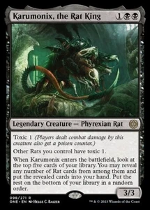 *MtG: 2x KARUMONIX, THE RAT KING -Phyrexia All will be One Rare magicman-europe* - Imagen 1 de 1