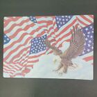 American Flag and Eagle Paper Placemats - 9.75 in. X 14 in. Lot of 13