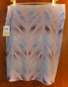 NWT LULAROE *CASSIE SKIRT* GEOMETRIC DESIGN STRAIGHT STRETCH SKIRT - WOMANS 3XL - Picture 1 of 3