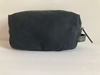 Vince Toiletry Dopp Kit Canvas With Leather Trim Black NWT