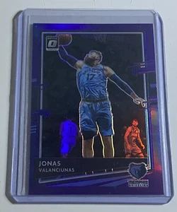 Jonas Valanciunas 2020 Panini Donruss Optic Purple Prizm #128 Memphis Grizzlies - Picture 1 of 1