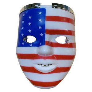 LED Mask for Adult Patriotic USA American Flag Costume Halloween Costume Parties - Picture 1 of 3
