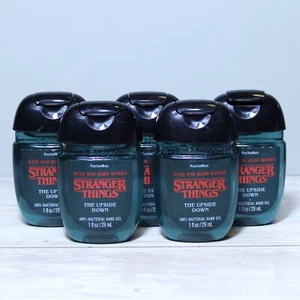 5 Pc Bath & Body Works STRANGER THINGS THE UPSIDE DOWN Pocketbac Hand Sanitizer - Picture 1 of 2