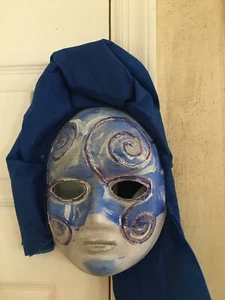 Venetian Full Face Mask Masquerade Ball Prom Party Mardi Gras Halloween - Picture 1 of 4
