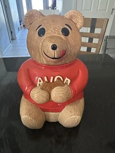 Vintage Cookie Jar Avon Bear Cookie Jar Vintage Avon Collectible circa 1970s - Picture 1 of 11