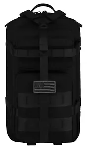 Mochila de caza East West EE. UU. táctica Molle asalto militar RT502 NEGRA - Imagen 1 de 4