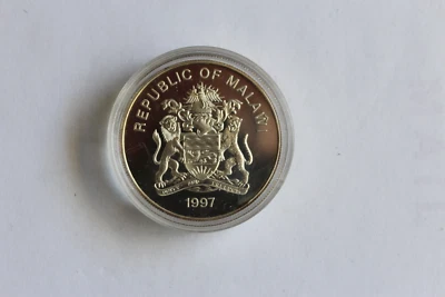 Moneda de 20 kwacha 1997 Malawi prueba de plata Foto 1 de 2