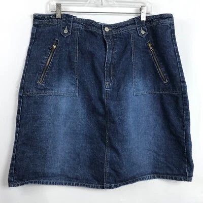 Falda Denim Squeeze Stephen Hardy Mujer Jean Vaquera Lápiz Recto Talla 20 Foto 1 de 4