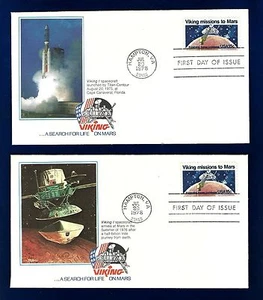 X22 #1759 F.D.C.s Fleetwood 1978 misiones vikingas en Marte - Imagen 1 de 2