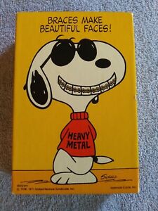 Vintage 1971 Hallmark Snoopy Puzzle " Braces Make Beautiful Faces"
