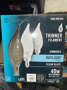 Ecosmart - 40 Watt B11 Dimmable Filament LED Vintage DAY LIGHT - Picture 1 of 2
