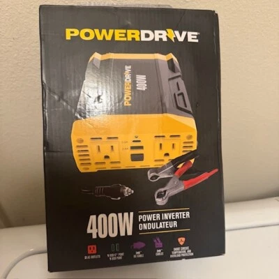 PowerDrive 400 Watt Power Inverter PWD400 11-15V DC 115V AC 58-62Hz - Image 1 of 4