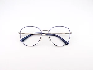 Wittnauer Brille, nur Gestell, Katya, 53-18-135, Metall, violett, rund - Bild 1 von 20