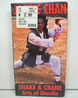 Jackie Chan VHS Taśma Wąż i żuraw Sztuka Shaolin Zapieczętowana