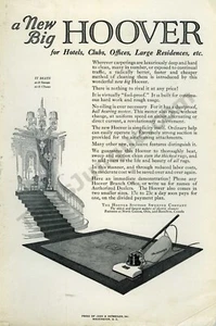 1922 Hoover Vacuum Cleaner Carpet Clean Great PRINT AD Over 100 years old (3245) - Picture 1 of 1