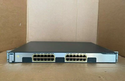 Cisco 3750G-24T-E with Brackets Cisco Catalyst WS-C3750G-24T-E (Inc VAT) - Image 1 of 4