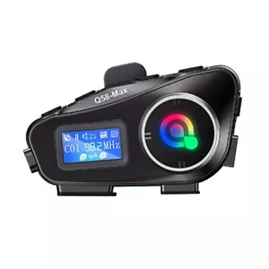 Q58 Max Motorcycle Helmet Bluetooth Intercom IP65 Intercom Distance 500m9004 - Picture 1 of 7