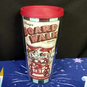 2022 Disney Parks Boardwalk Resort Tervis Tumbler Cup 24oz. Mickey Minnie Mouse - Foto 1 di 1