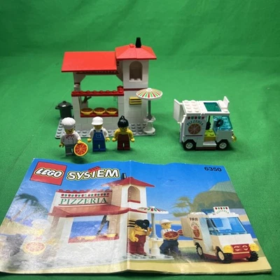 Lego 6350 Classic Town Restaurant PIZZA TO GO Complete w/Instructions - Image 1 of 4