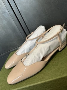 Gucci Women’s Leather Pink Flats Ballet Pumps Size 9UK/EU42 - Picture 1 of 11