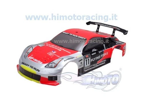 12315 CARROZZERIA STRADALE DRIFT 1:10 ADESIVI ALETTONE BODY SHELL ON ROAD HIMOTO - Immagine 1 di 1