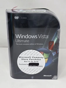 Microsoft Windows Vista Ultimate 32 & 64-Bit DVD-ROM, Employee Purchase - SEALED - Picture 1 of 11