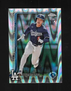 2025 Topps Chrome Hyeseong Kim RC Ray Wave - Los Angeles Dodgers - Imagen 1 de 2