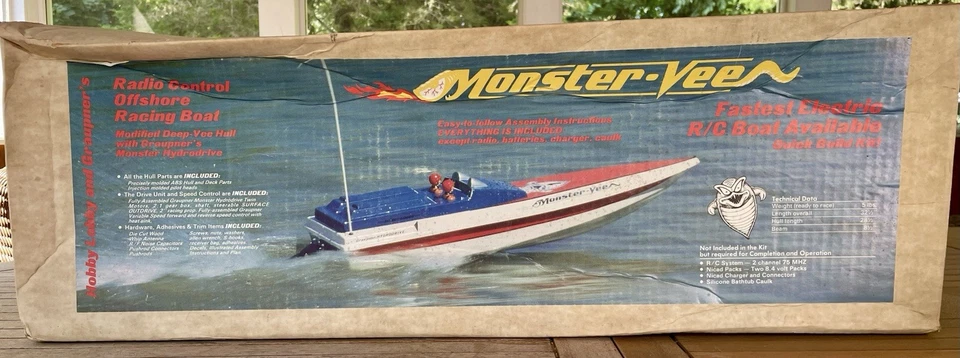 Hobby Lobby/Graupner's Monster Ever Offshore Racing Boat, Instructions, AS IS!!! - Image 1 of 4