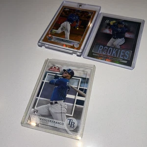 Wander Franco 2022 Bowman Platinum & Topps, Chrome Sapphire Lot. Orange /25 !!! - Picture 1 of 15