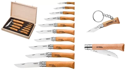 Opinel Carbone or Inox 2-12 or Complete Set in Jewelry Box No 02 - 10 and 12