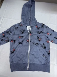 Disney Lightweight Jacket 5T Mickey Mouse Blue Zipper Up Jumping Beans - Picture 1 of 3