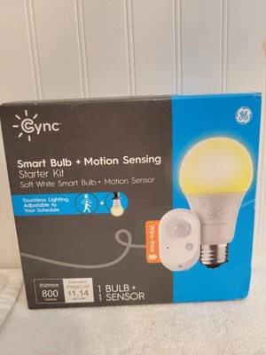G E LIGHTING Cync Sensor/A19 Bulb 1 Pack CWLMSONNWW1 - Image 1 of 2